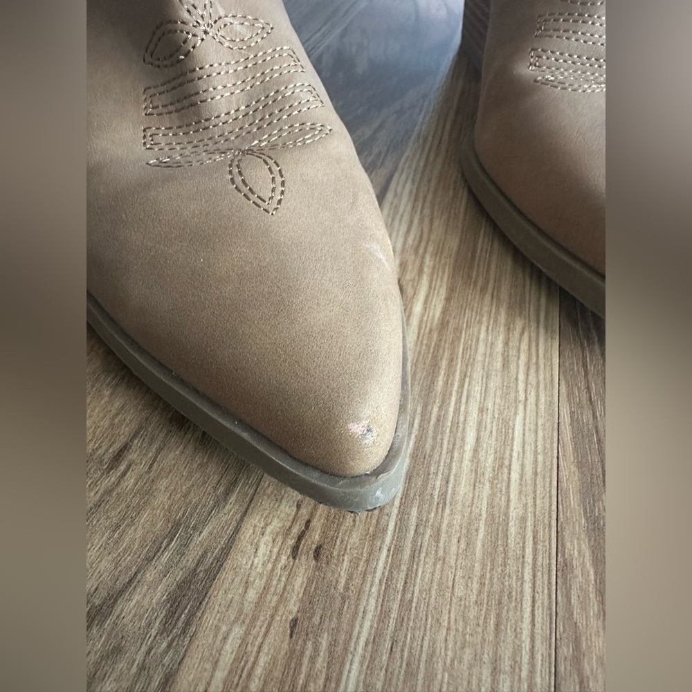 Dolce Vita Koolson Women’s Western Cowgirl lAnkle Boots in Camel Size 8.5 - Picture 4 of 12